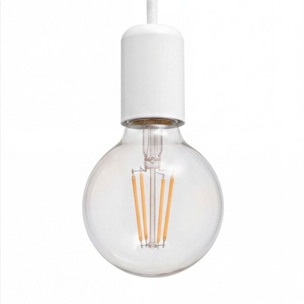 Spinnen Lampe à suspendre SPIDER en blanc 7-flmg