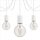 Spinnen Lampe à suspendre SPIDER en blanc 7-flmg