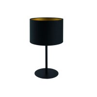 Lampe de table ronde ALICE Noir H:40,5cm Lampe