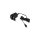 Lampe de bureau LED flexible noire hauteur 42cm