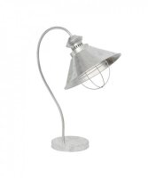 Industrial Schreibtischlampe Metall Zink Optik