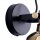 Applique ZERO en verre rond doré Look Spot Lampe