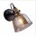 Applique ZERO en noir fumé Verre Spot Lampe