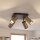 Spot de plafond en laiton 4-flmg Salon Lampe EYE