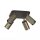 Spot de plafond en laiton 4-flmg Salon Lampe EYE