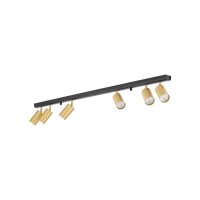 Projecteur barre EYE laiton 6-flmg lampe spot