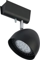Spot de plafond VESPA Noir 75W Salon Couloir Lampe