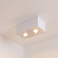 Projecteur en saillie CARSON en blanc 2-flmg