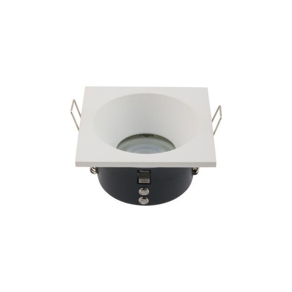Spot encastré blanc aluminium L:8,5cm GU10 Intemporel