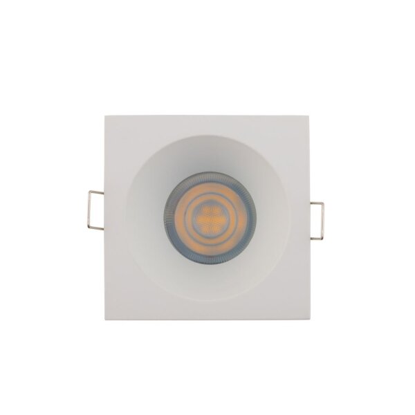Spot encastré blanc aluminium L:8,5cm GU10 Intemporel