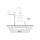 Spot encastré blanc aluminium L:8,5cm GU10 Intemporel