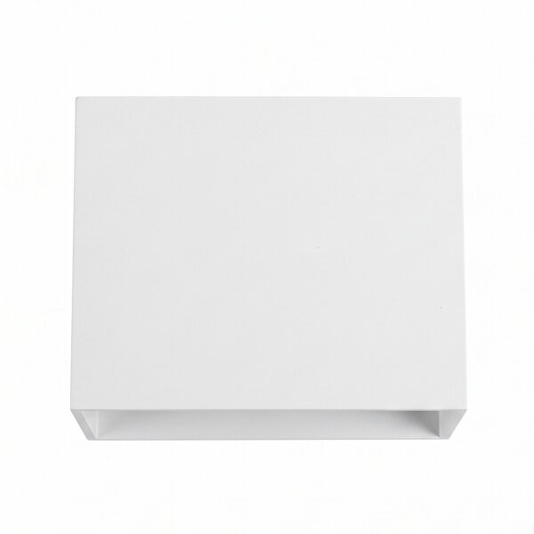 Spot à poser blanc aluminium 2 flammes