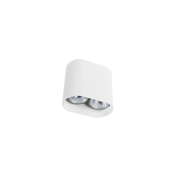 Projecteur Blanc Aluminium 2flmg