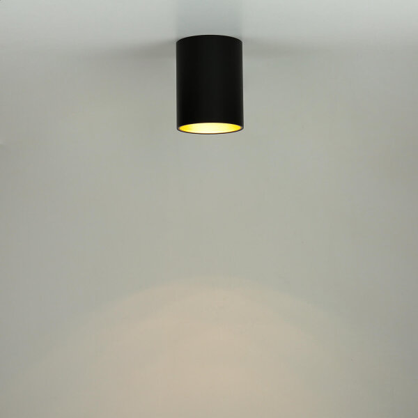 Spot EYE noir or plafond lampe dentrée