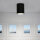Spot de plafond noir argenté Plafond Lampe dentrée EYE