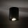 Spot MILENA noir lampe discrète pour couloir et cage descalier