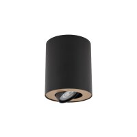 Lampe à poser MILENA Noir Salon Couloir Lampe