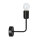 Applique murale Noir R&eacute;tro M&eacute;tal Lit Canap&eacute; SIMPLEX