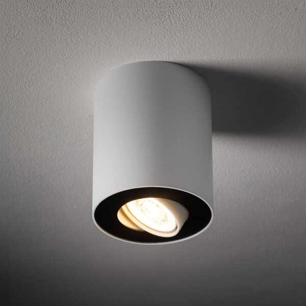 Petit spot MILENA blanc Lampe de plafond couloir