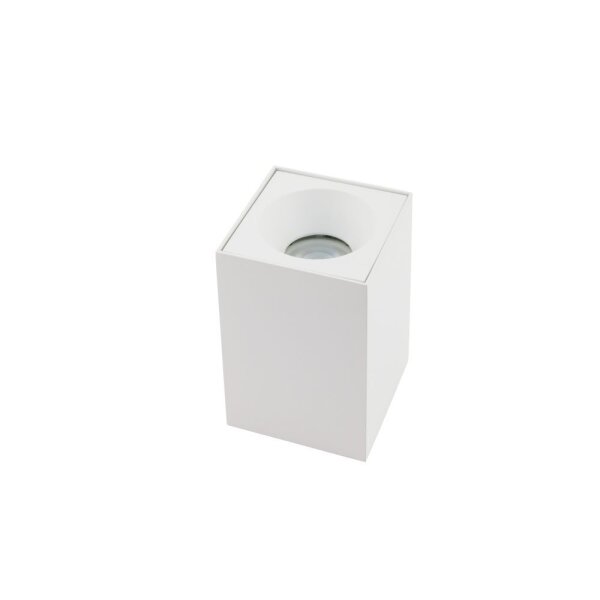 Spot de plafond aluminium verre IP54 GU10 accentué