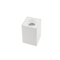 Spot de plafond aluminium verre IP54 GU10 accentué