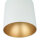 Spot de plafond rond en métal blanc or GU10 POINT