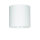 Spot de plafond blanc métal accentué Ø12,7cm GU10