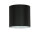 Spot de plafond rond en noir argenté Ø12,7cm