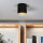 Spot de plafond moderne GU10 en métal noir et or