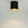 Spot de plafond moderne GU10 en métal noir et or