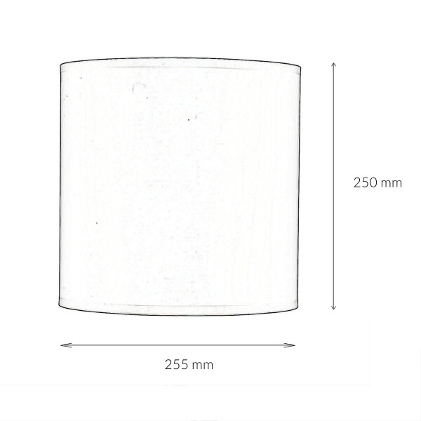Abat-jour bleu pour lampadaire Tissu Cylindre