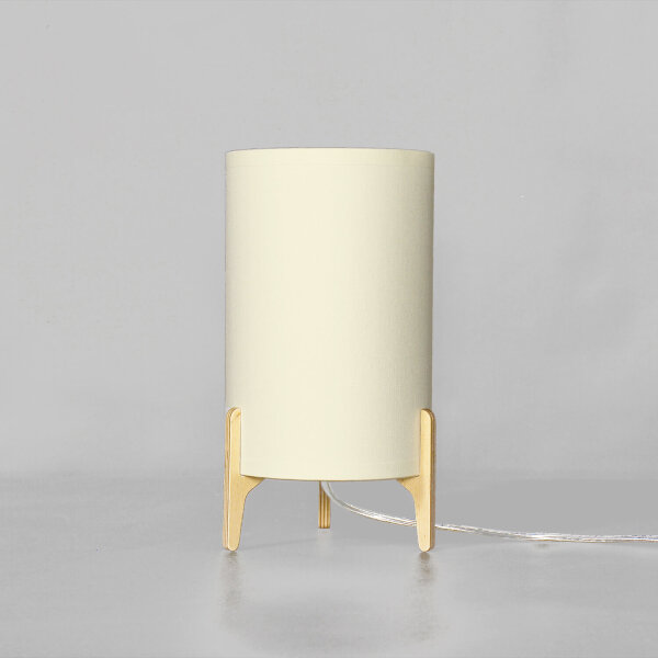 Lampe de table ALICE Tissu Ecru Blanc Chambre à coucher Salon