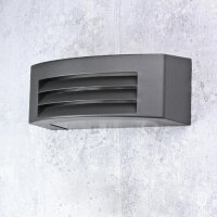 Applique murale dextérieur moderne en gris avec...