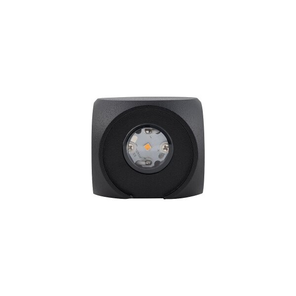 Applique LED IP54 noire 4-flmg Lampe ALESSIO