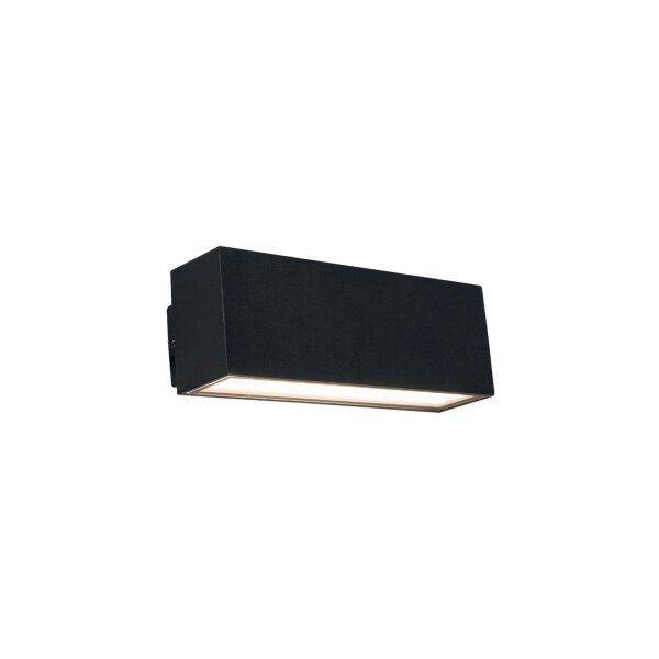 Applique LED JUNA noir aluminium IP54 Luminaire