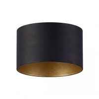 Applique murale LED ronde dextérieur Up Down noire...