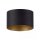 Applique murale LED ronde dextérieur Up Down noire Ø17cm