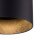 Applique murale LED ronde dextérieur Up Down noire Ø17cm