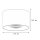 Applique murale LED ronde dextérieur Up Down noire Ø17cm