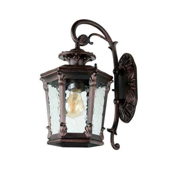 Applique murale rustique extérieure bronze antique 40cm AMUR