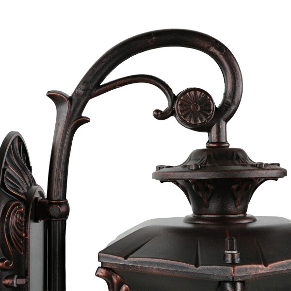 Applique murale rustique extérieure bronze antique 40cm AMUR