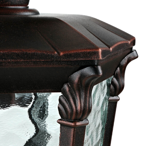 Applique murale rustique extérieure bronze antique 40cm AMUR