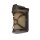 Applique murale extérieure rustique marron antique verre cannelé