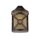 Applique murale extérieure rustique marron antique verre cannelé