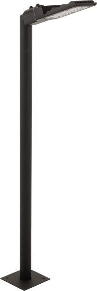 Lampadaire LED dextérieur noir