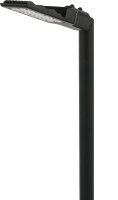 Lampadaire LED dextérieur noir