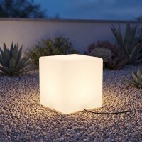 Cube lumineux CUMULUS IP44 blanc 60cm Lampe Lampe