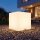 Cube lumineux de jardin blanc 38,5cm Lampe de décoration CUMULUS