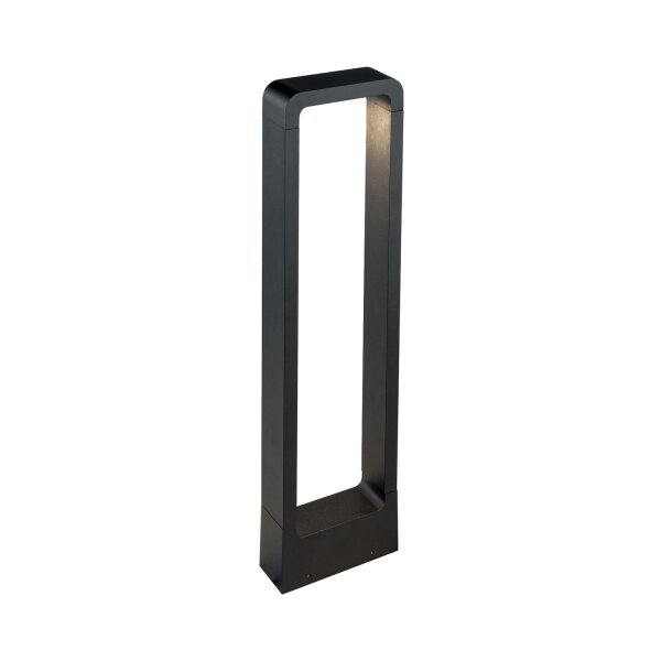Lampadaire LED Noir Alu IP54 Lumière ALESSIA