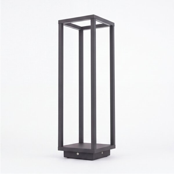 Lampadaire LED extérieur anthracite IP54 388lm élégant